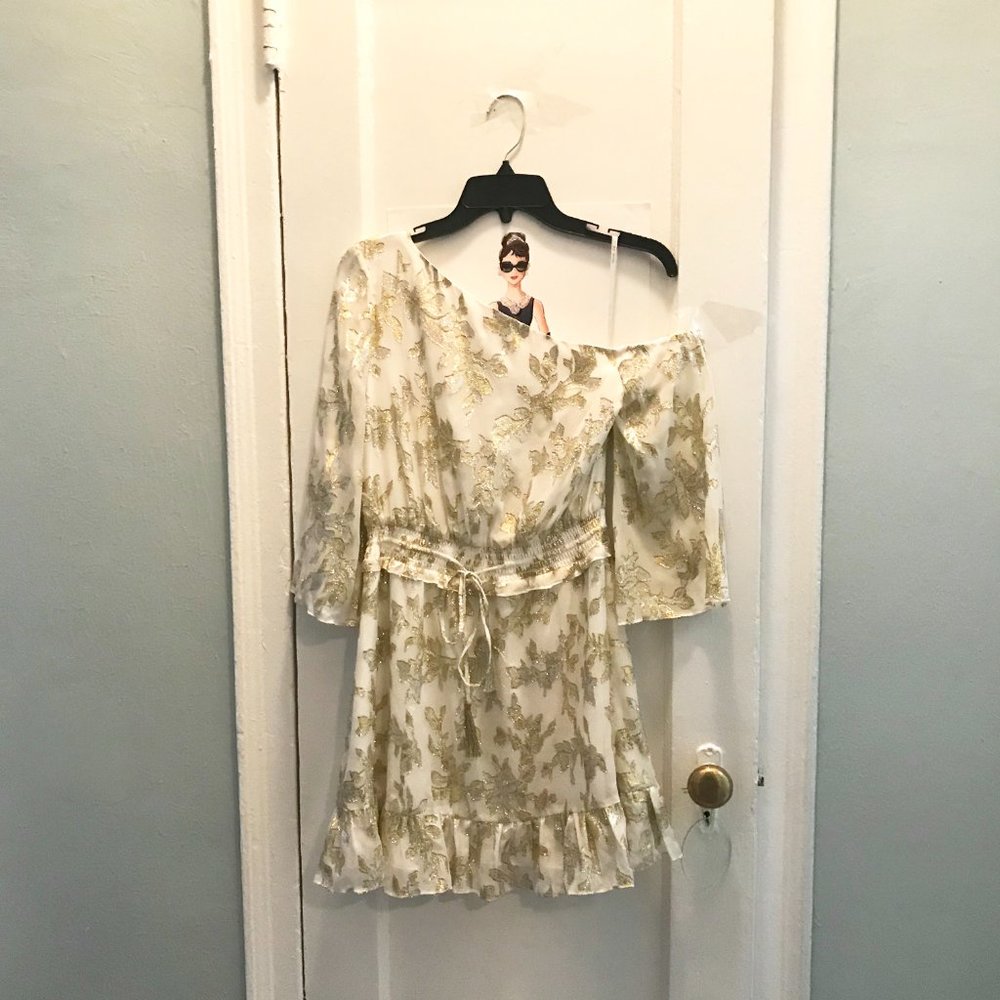 Rachel Zoe Flora One-Shoulder Dress 0 - Picture 4 of 8